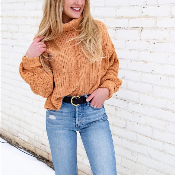 Free People Sweaters - Free People Be Yours Pullover Sweater Camel NWOT